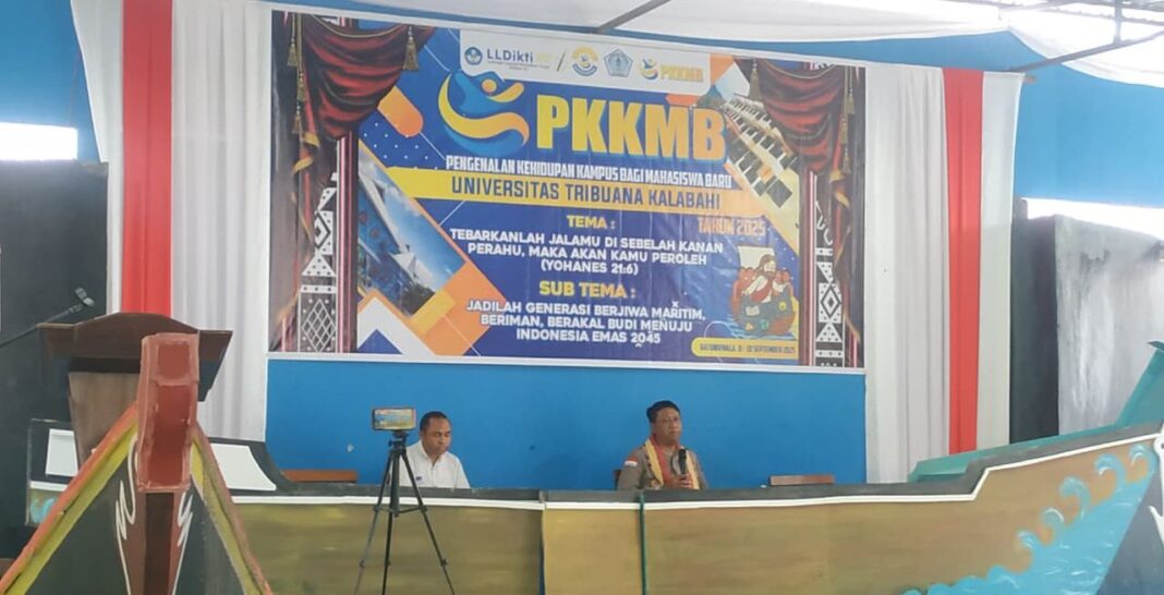 Kapolres Alor Berikan Materi Wawasan Kebangsaan Dan Anti Korupsi Serta Pencegahan Intoleransi, Radikalisme Kepada 569 Mahasiswa Baru Untrib