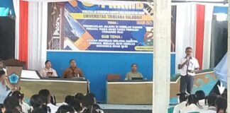 Bawakan Materi di Kegiatan PKKMB, Wakil Rektor 3 Ungkap Sebanyak 243 Prestasi Mahasiswa Untrib Kalabahi di Tingkat Regional, Nasional dan Internasional, Sebuah Lompatan Besar