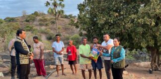 Bupati Sabu Raijua Krisman Riwu Kore Hadir Langsung Memberikan Bantuan Bagi Korban Kebakaran Rumah di Desa Ledeke