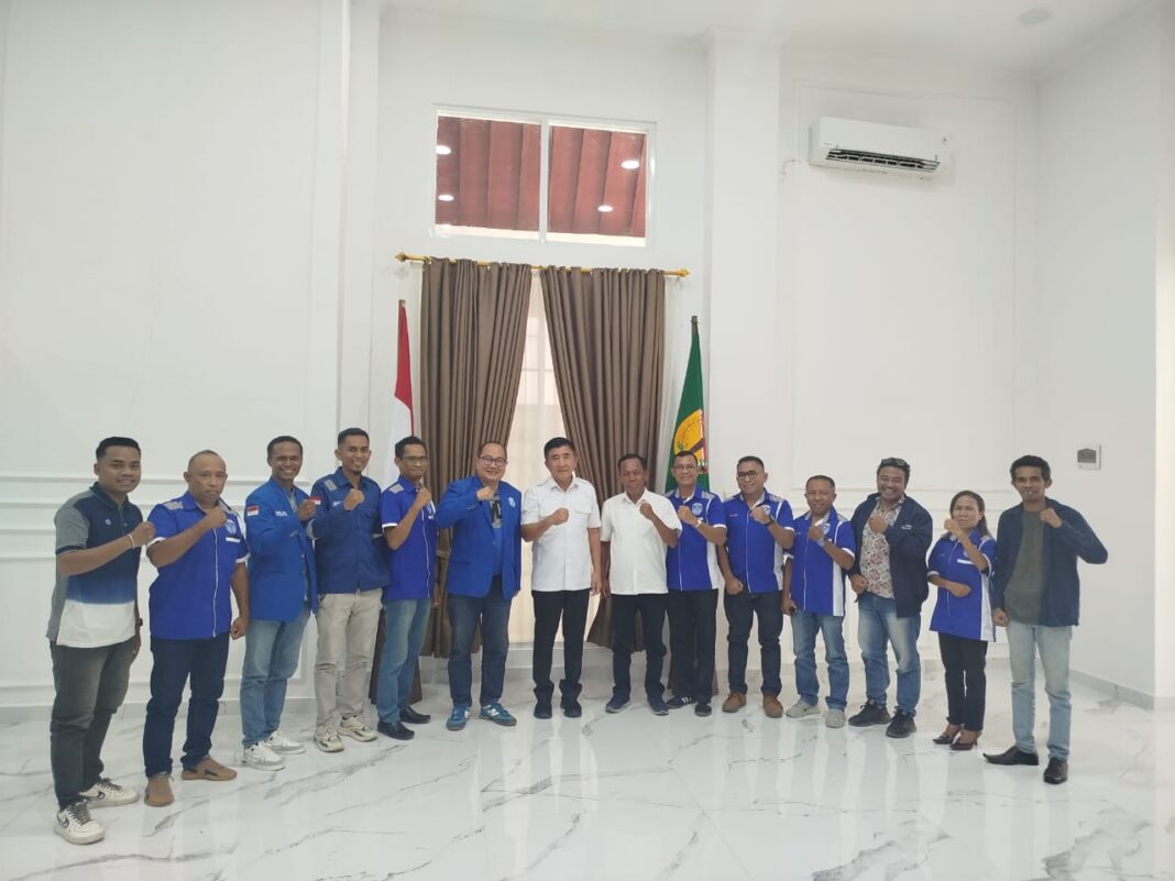 Pengurus DPD GAMKI NTT Bertemu Bupati Willy Lay : Konsolidasi Menjelang Kegiatan Maperta dan Konfercab DPC GAMKI Kabupaten Belu
