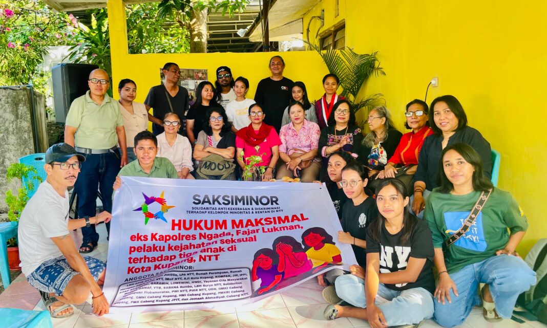 Jelang Sidang Penuntutan Terhadap Mantan Kapolres Ngada Fajar Lukman di PN Kupang, SAKSIMINOR Sampaikan 6 Poin Tuntutan