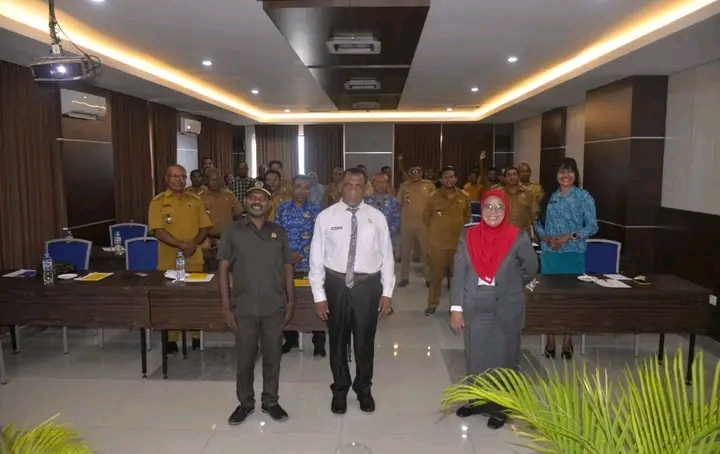 Plh Sekda Alor Obeth Bolang Buka Pertemuan Advokasi Koordinasi Penguatan Pustu dan Posyandu