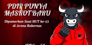 PDIP Punya Maskot Baru, Dipamerkan Saat HUT ke-53 Hari Ini