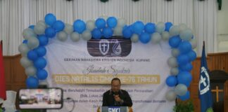 Dies Natalis ke-76 GMKI: Winston Rondo Tantang Kader Tetap Berani, Berintegritas, dan Setia pada Nilai Perjuangan