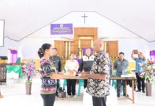 Sertijab di Mehara, Wabup Sarai Ingatkan Pj Kades Kerja Jujur agar Terhindar dari Masalah Hukum