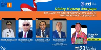 Besok!!! GAMKI NTT Gelar Dialog Evaluasi Satu Tahun Kepemimpinan Melki-Johni di RRI
