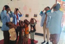 Prodi PG-PAUD Untrib Kalabahi Melakukan Edukasi Pengenalan Anggota Tubuh Anak Usia Dini: Sentuhan Boleh dan Tidak Boleh di Kober Tunas Melati Desa