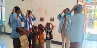 Prodi PG-PAUD Untrib Kalabahi Melakukan Edukasi Pengenalan Anggota Tubuh Anak Usia Dini: Sentuhan Boleh dan Tidak Boleh di Kober Tunas Melati Desa