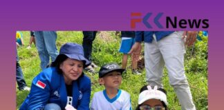 GAMKI Edukasi Cinta Lingkungan Lewat Aksi Tanam Pohon Bersama TK Barunawati dan SMP Swadaya Tarus