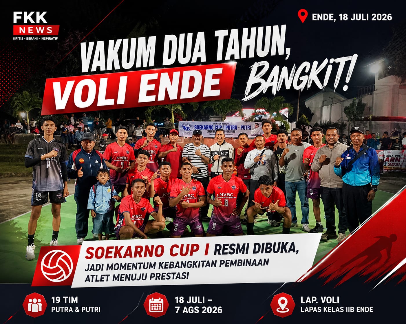 Vakum Dua Tahun, Voli Ende Bangkit! Soekarno Cup I Jadi Momentum Pembinaan Atlet Menuju Prestasi 4 IMG 20260718 WA0008